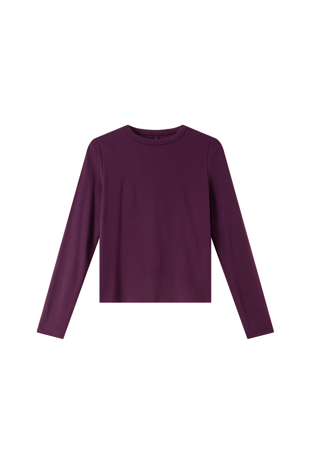 Lace-Insert Layering Tee with Pintuck Detail-VIMLYSTORE