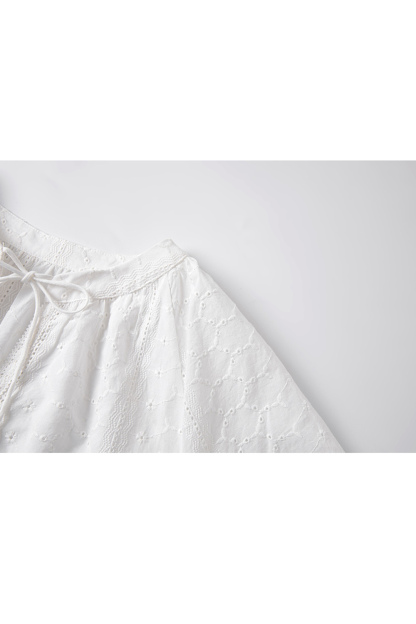 Loose Casual Cotton Short-Sleeve Round-Neck Top-VIMLYSTORE