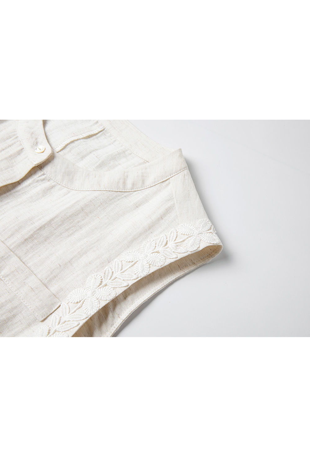 Premium "Old Money" Style Sleeveless Shirt & Pants Linen Set