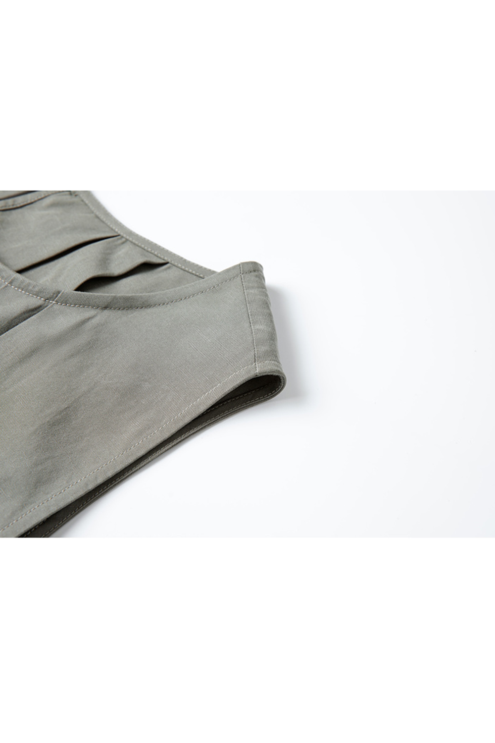 Trendy Casual Sleeveless Halter Top with High-Waist Wide-Leg Pants Set-VIMLYSTORE