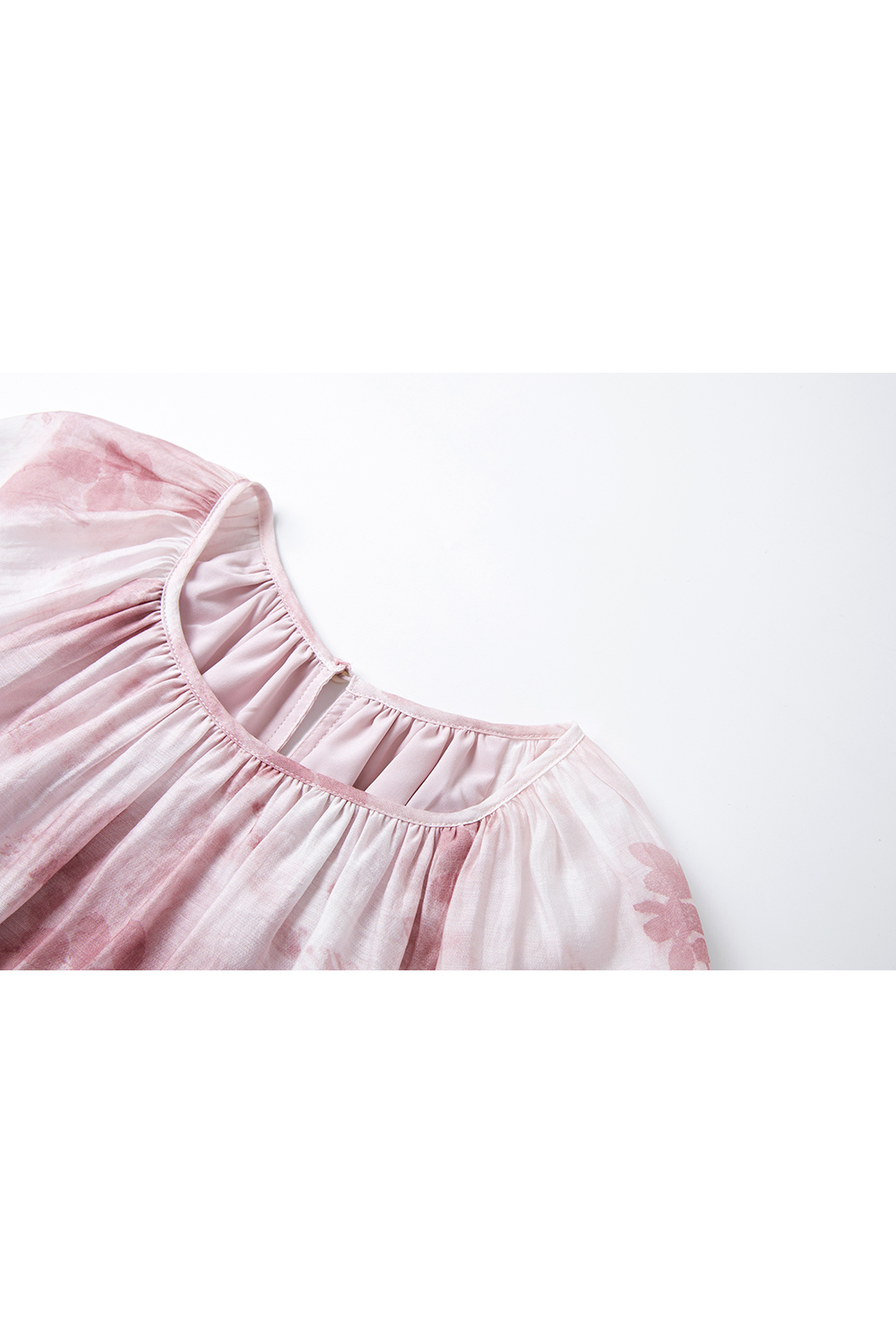 French High-End Chiffon Floral Elegant A-Line Fairy Dress