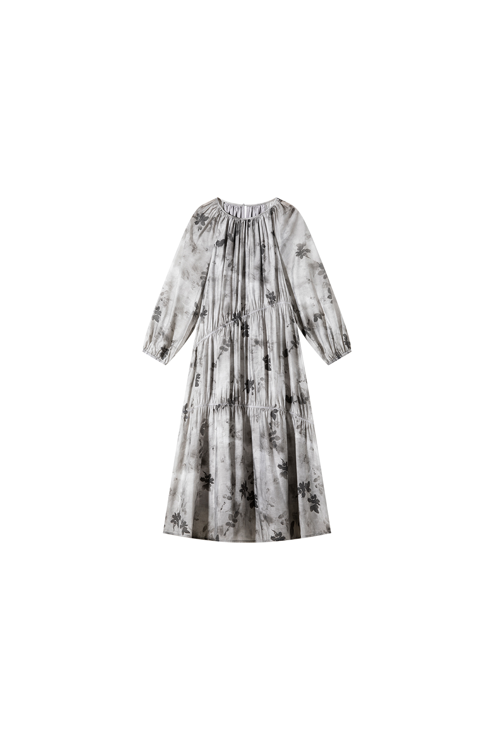 French High-End Chiffon Floral Elegant A-Line Fairy Dress
