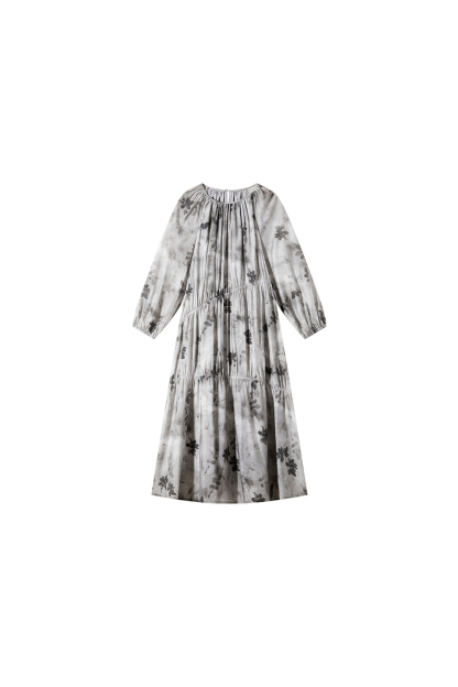 French High-End Chiffon Floral Elegant A-Line Fairy Dress