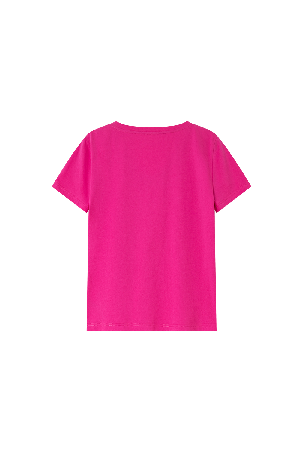 Dopamine Solid Color Casual Versatile V-Neck Loose Top-VIMLYSTORE