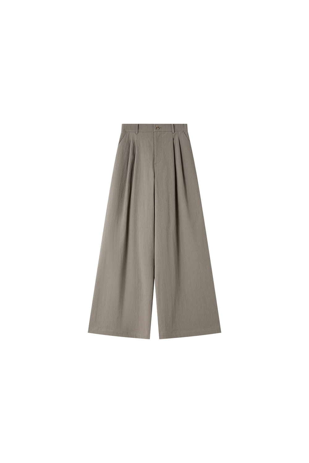 Premium Notch-Neck Blouse & Wide-Leg Pants Set for Office Chic-VIMLYSTORE