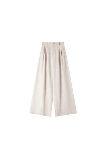 High-Waist Relaxed Wide-Leg Pants – Flattering & Comfortable-VIMLYSTORE