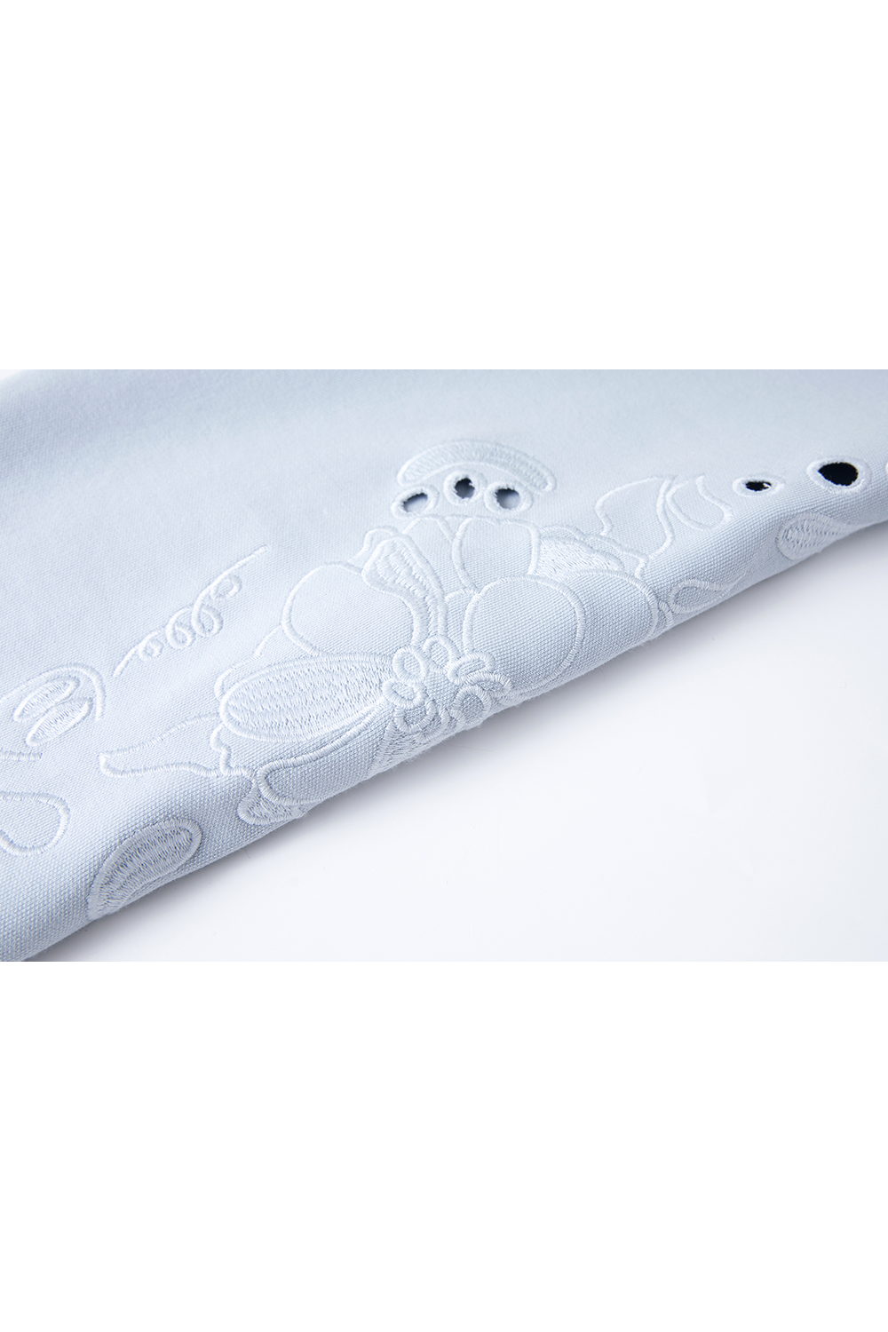 Openwork-Embroidered Oversized Sweatshirt-VIMLYSTORE