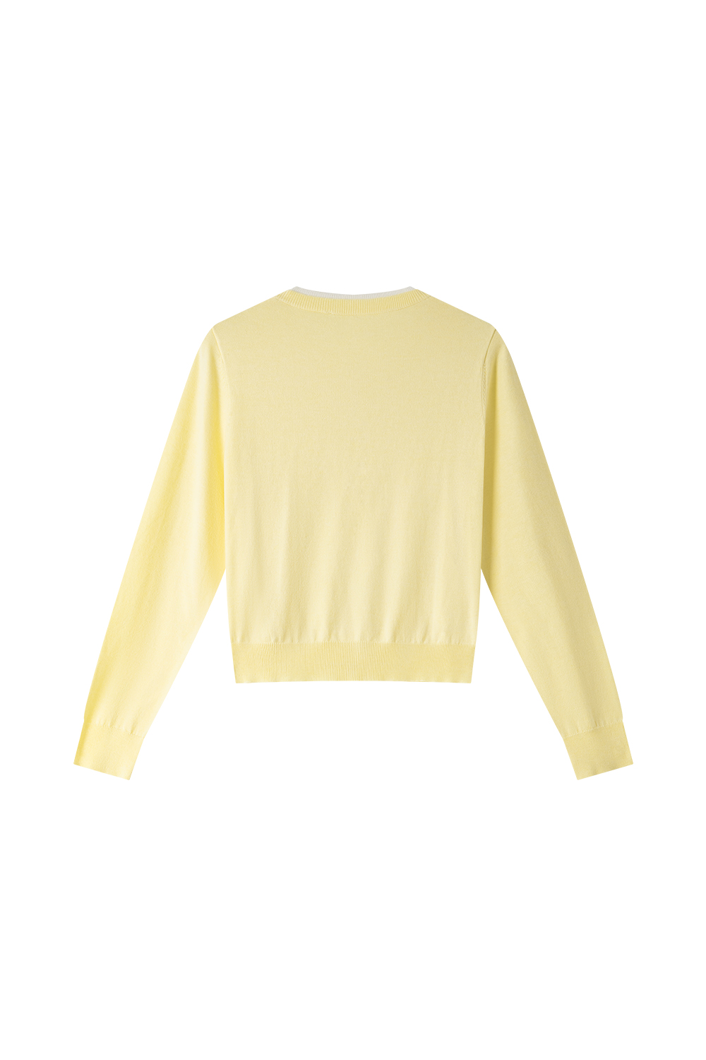 Faux Two-Layer Knit Cardigan Coat-VIMLYSTORE