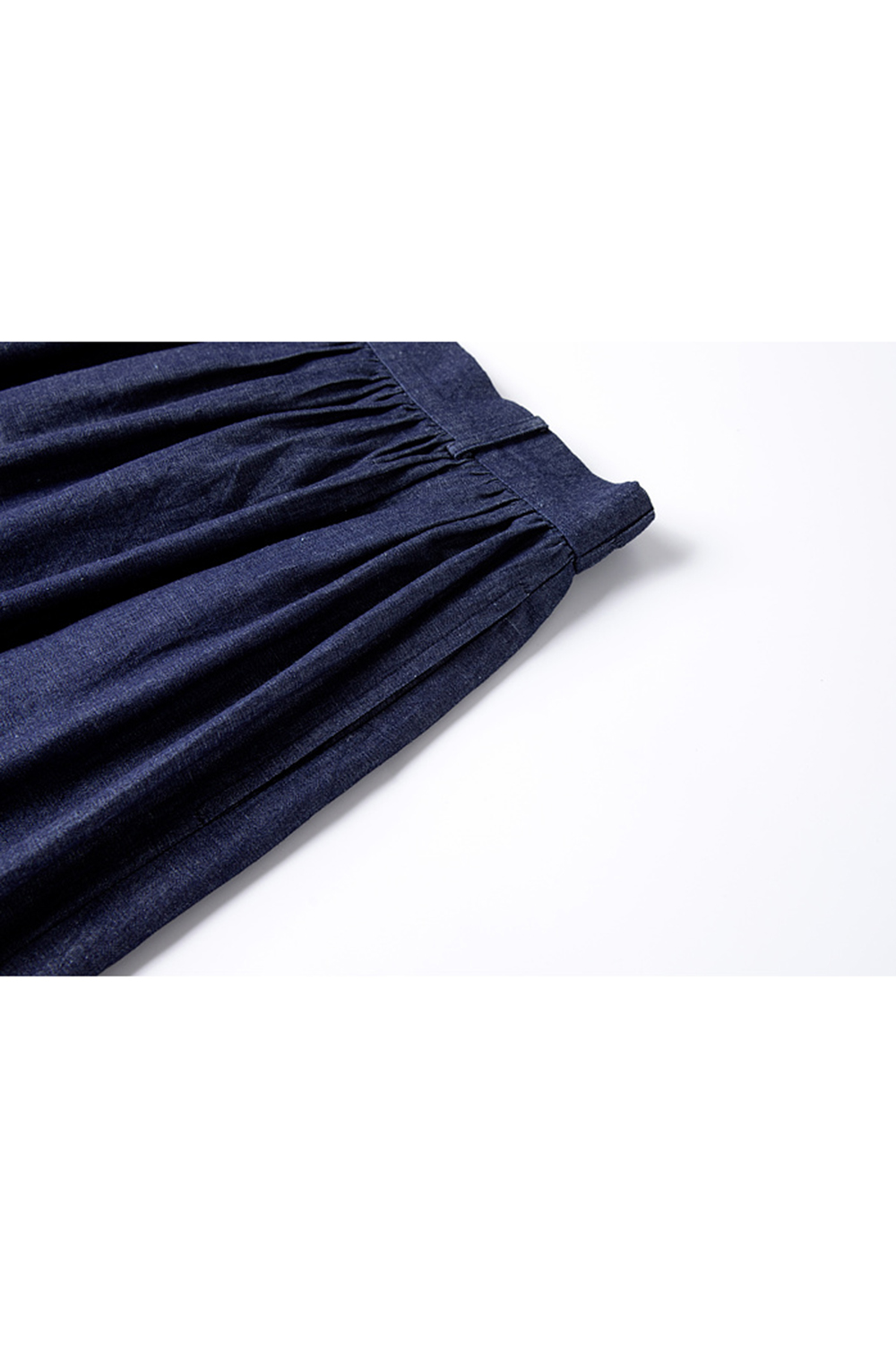 Stylish Casual Sleeveless High-Waist Denim Maxi Skirt Set-VIMLYSTORE