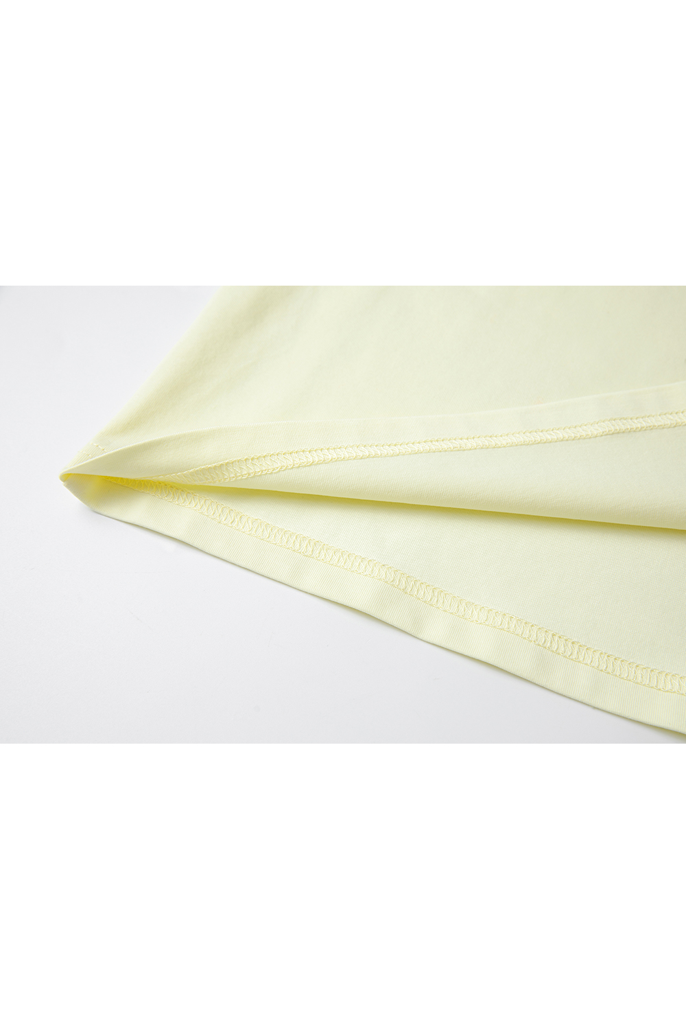 Embroidered Letter Short Flutter Sleeve Loose Versatile Round Neck Top-VIMLYSTORE