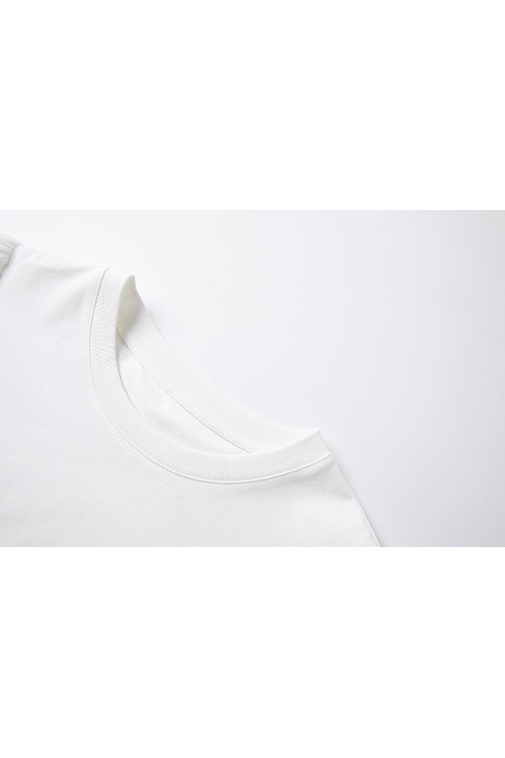 Lace Trim Lantern Sleeve Round Neck Short Sleeve T-Shirt-VIMLYSTORE