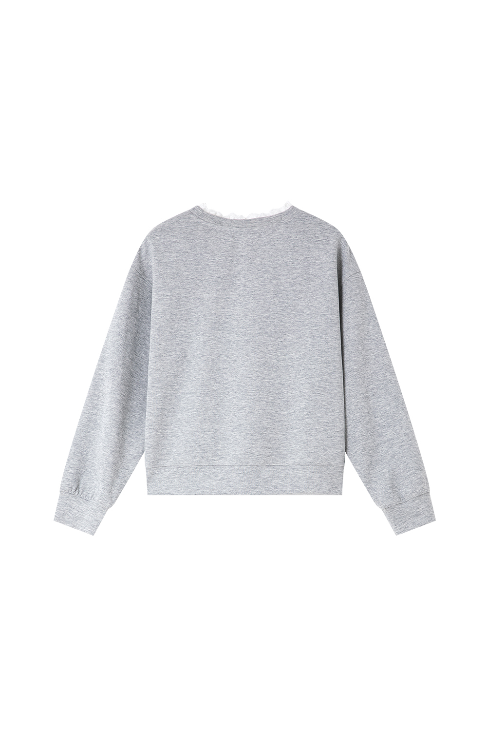Lace Trim Skirt & Sweatshirt Set-VIMLYSTORE