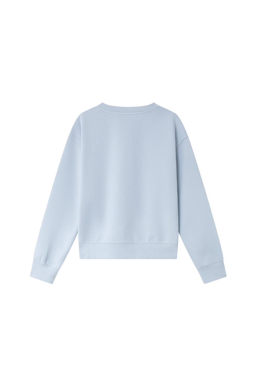 Sky Blue Tulip-Sleeve Oversized Pullover-VIMLYSTORE