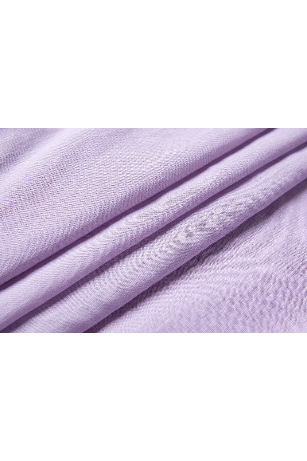 Monet Purple Linen-Cotton Light Luxury Youthful Chic Shirt-VIMLYSTORE