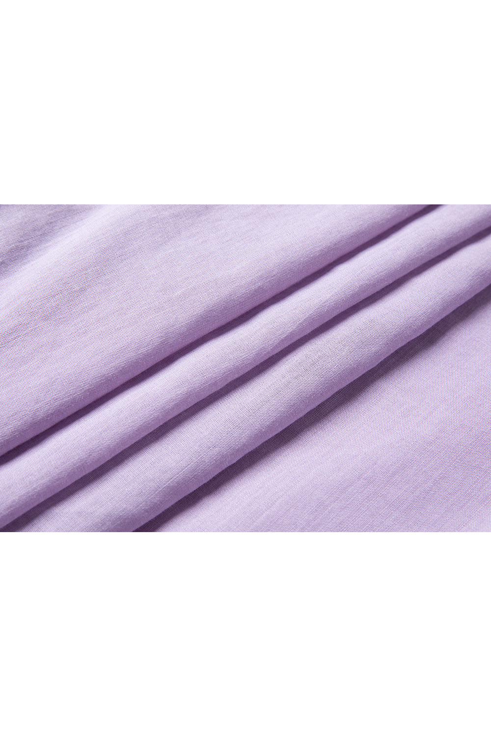 Monet Purple Linen-Cotton Light Luxury Youthful Chic Shirt-VIMLYSTORE