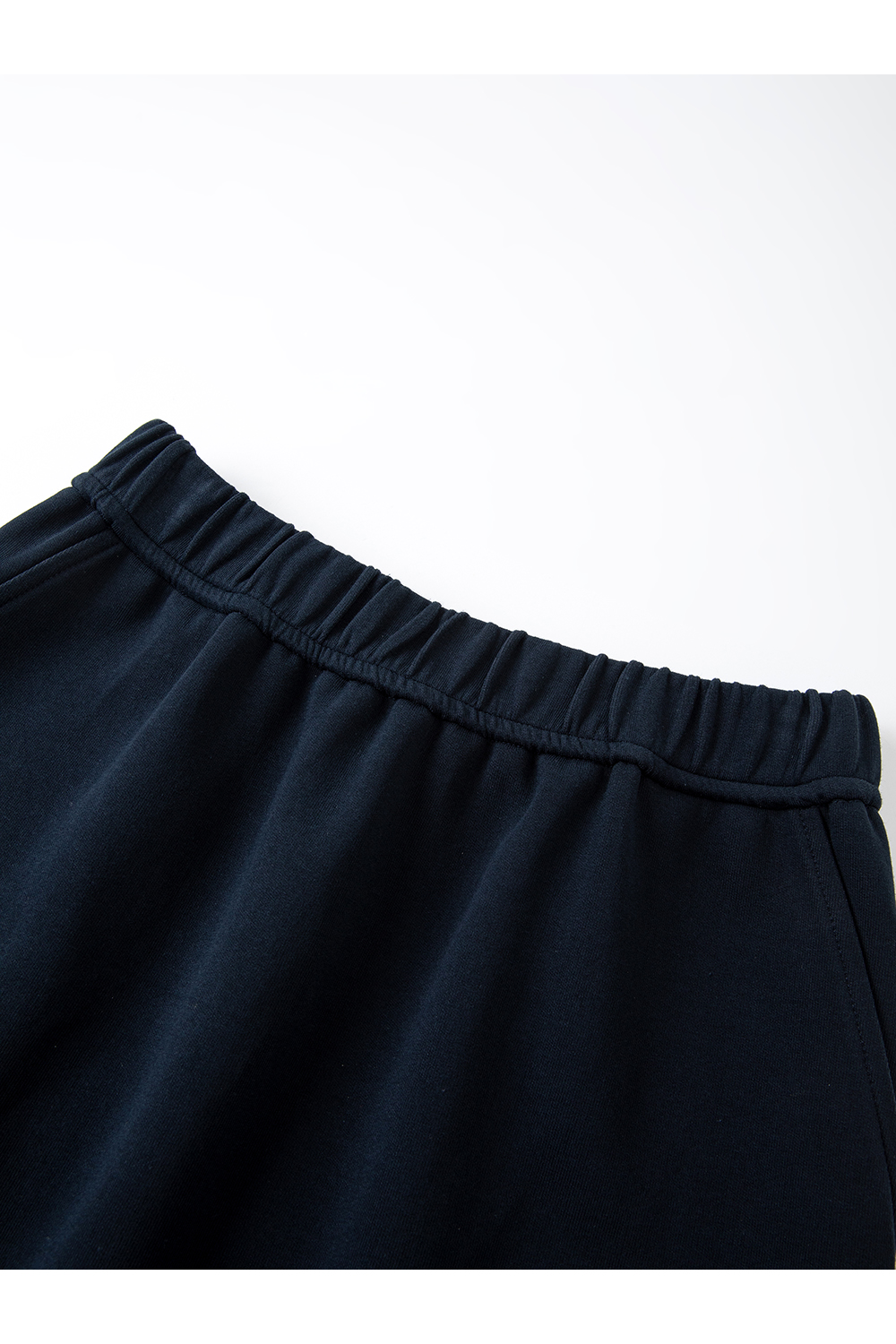 Navy Blue Fake Two-Piece Top with Long Skirt Set-VIMLYSTORE