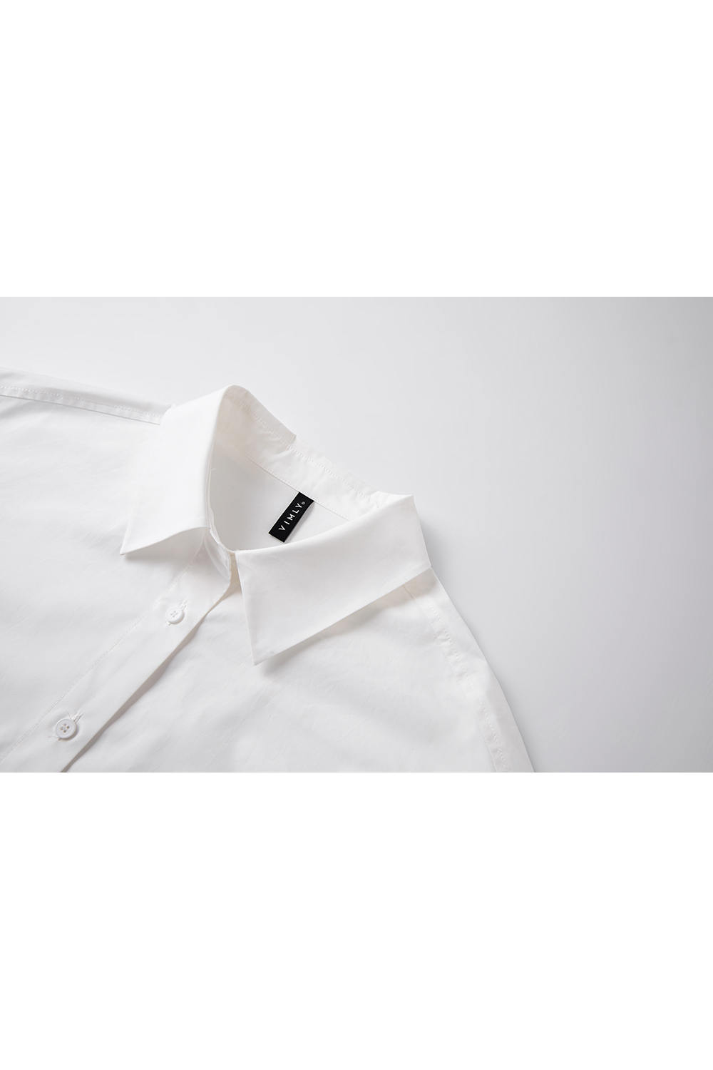 Artistic Cutwork Notch-Collar Blouse-VIMLYSTORE