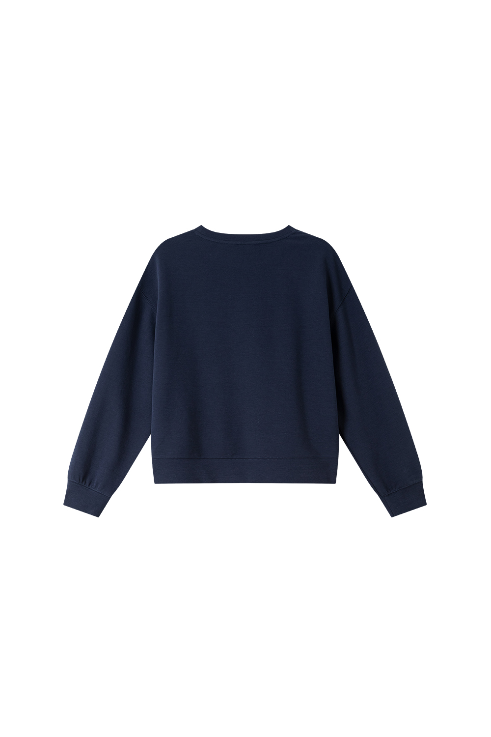 Elegant Slimming Embroidered Sequin Round Neck Long Sleeve Sweatshirt-VIMLYSTORE