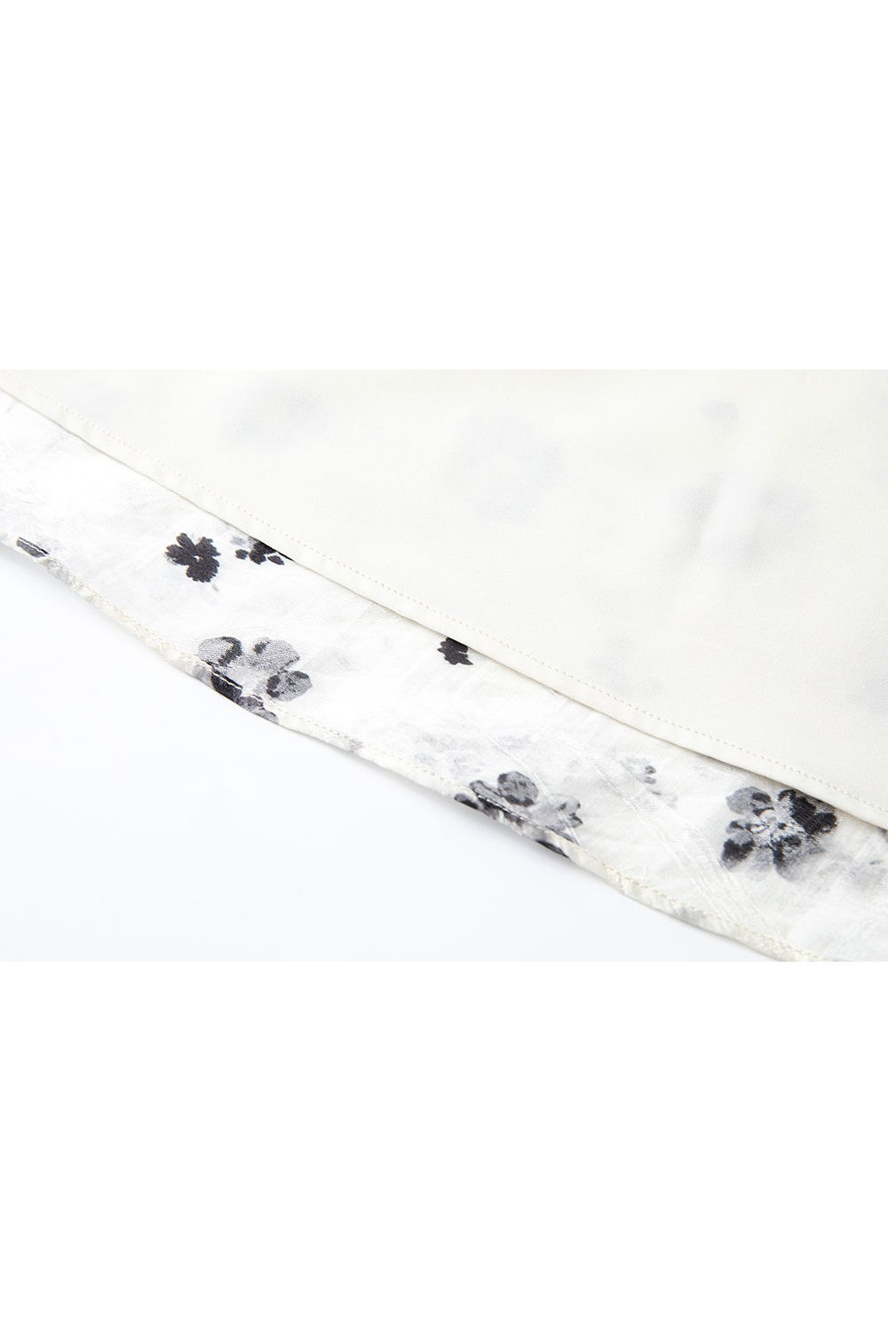 French Floral Soft V-Neck Puff Sleeve Slimming Maxi Dress-VIMLYSTORE