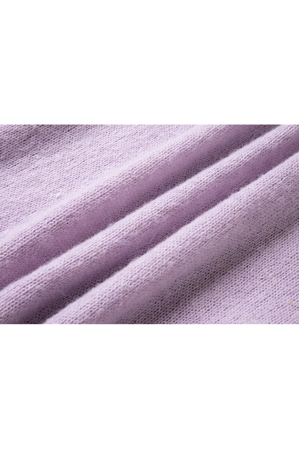 Lilac Round-Neck Top & Pencil Skirt Set for Polished Office Wear-VIMLYSTORE