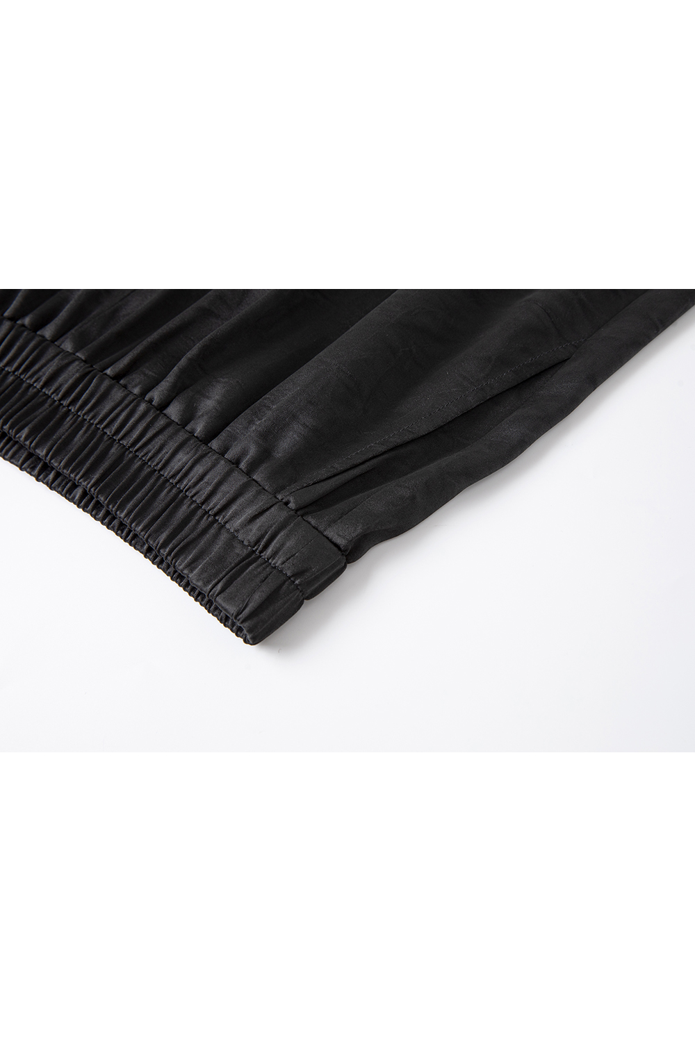 Elastic-Waist Wide-Leg Trousers with Fluid Drape-VIMLYSTORE