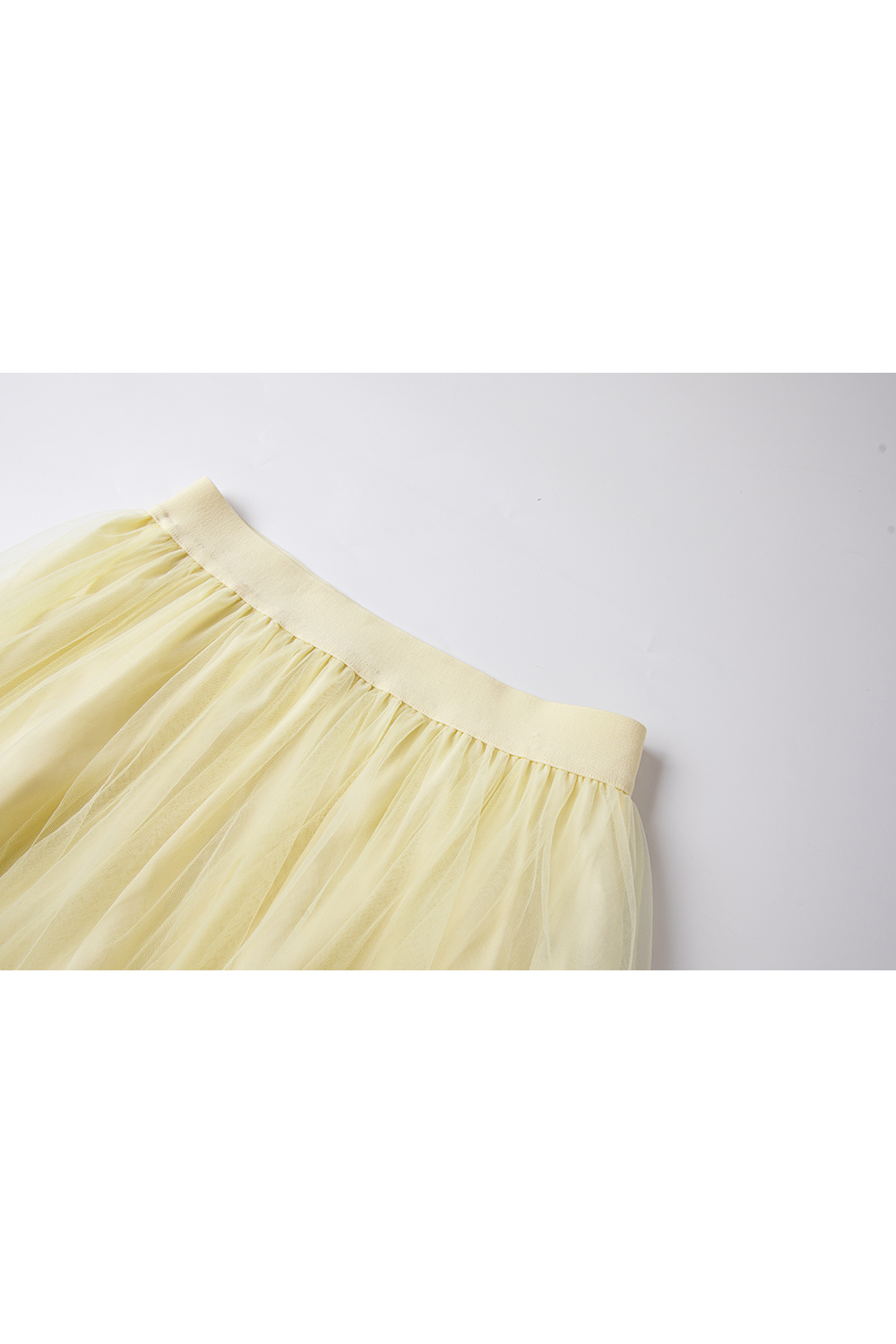 French-Inspired Lyocell Knit Top with Sheer Mesh Skirt Set-VIMLYSTORE