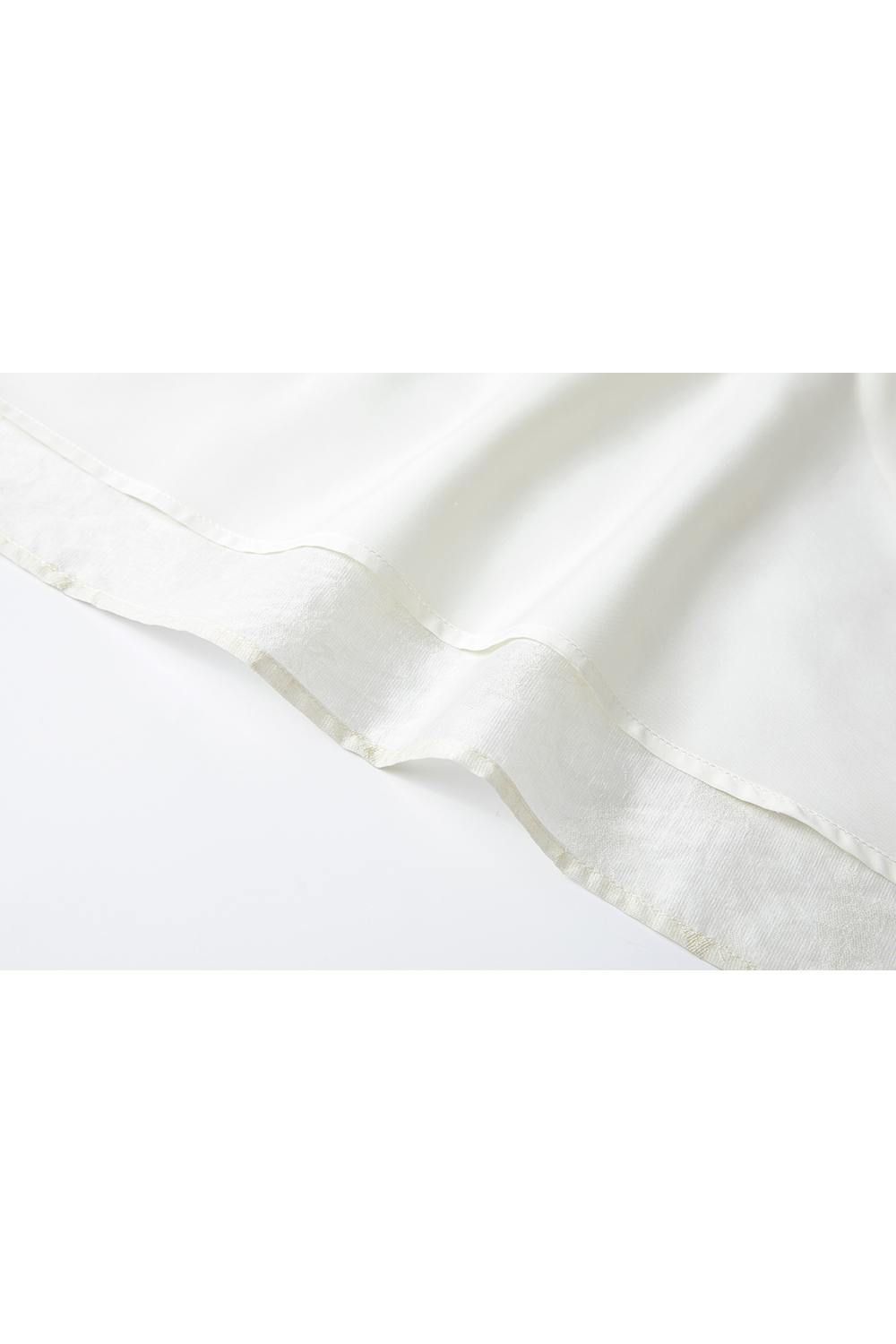 lyocell Embroidered Shift Dress with Bishop Sleeves-VIMLYSTORE