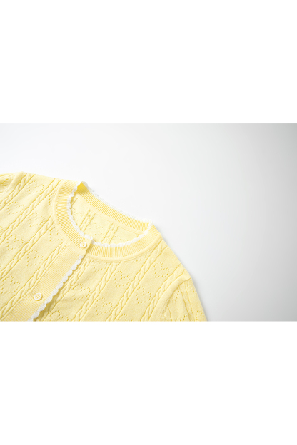 Heart Cut-Out Slim-Fit Knit Sweater-VIMLYSTORE