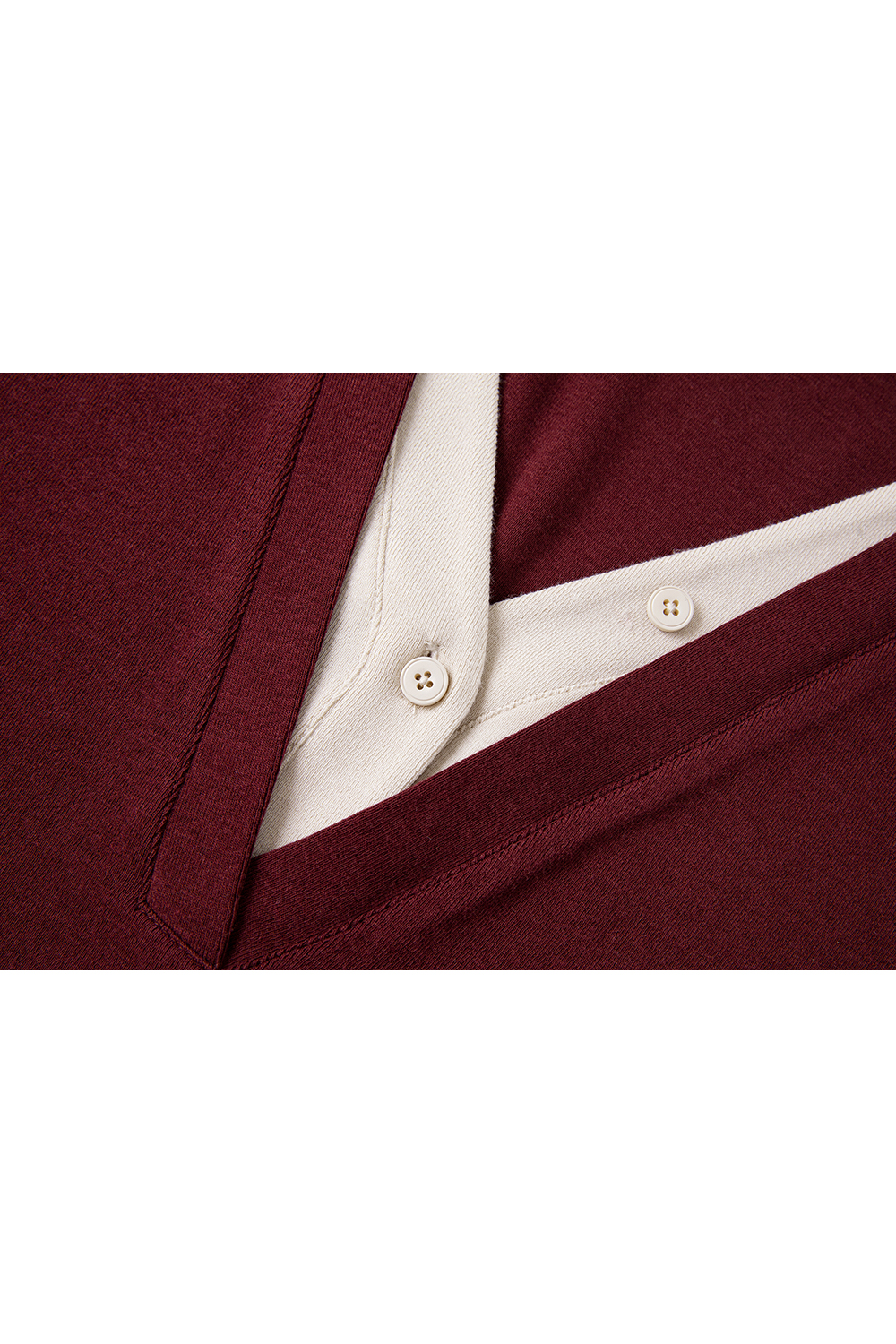 False Two-piece Designer Slim-fit Layering Long Sleeve T-shirt-VIMLYSTORE