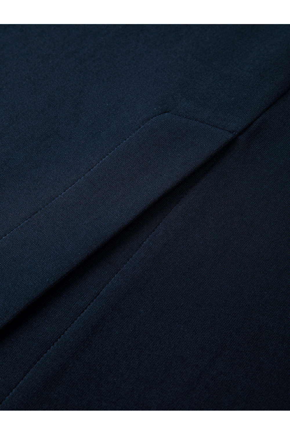 Navy Blue Fake Two-Piece Top with Long Skirt Set-VIMLYSTORE