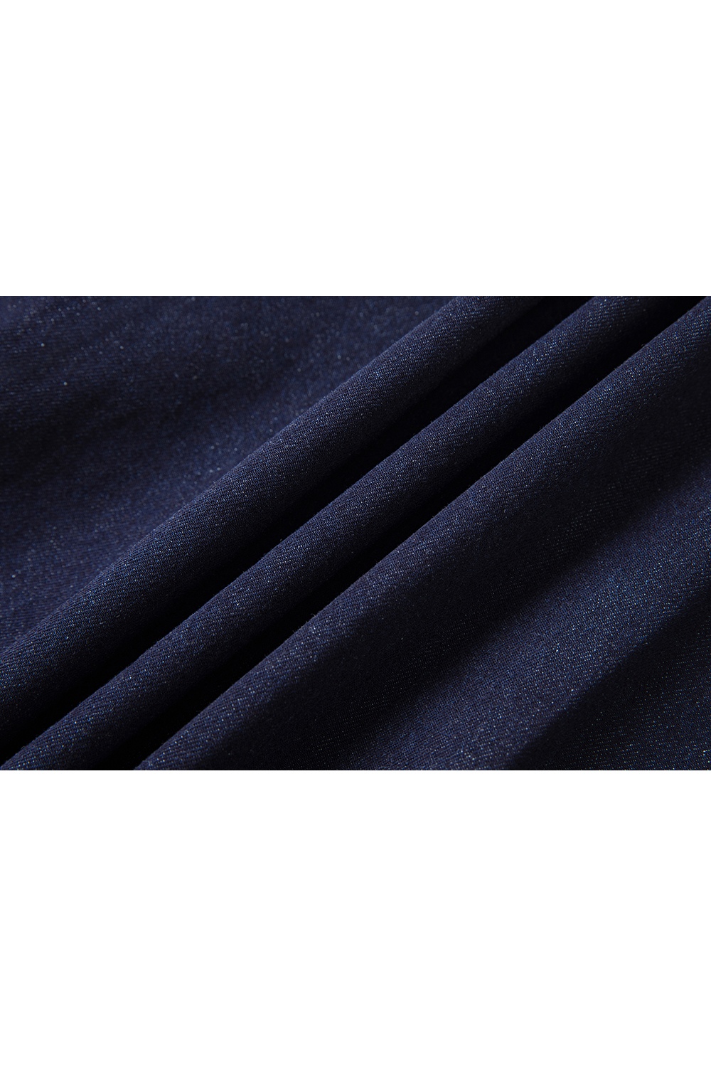 Designer Loose Stand-up Denim Long Sleeve Cotton Shirt-VIMLYSTORE