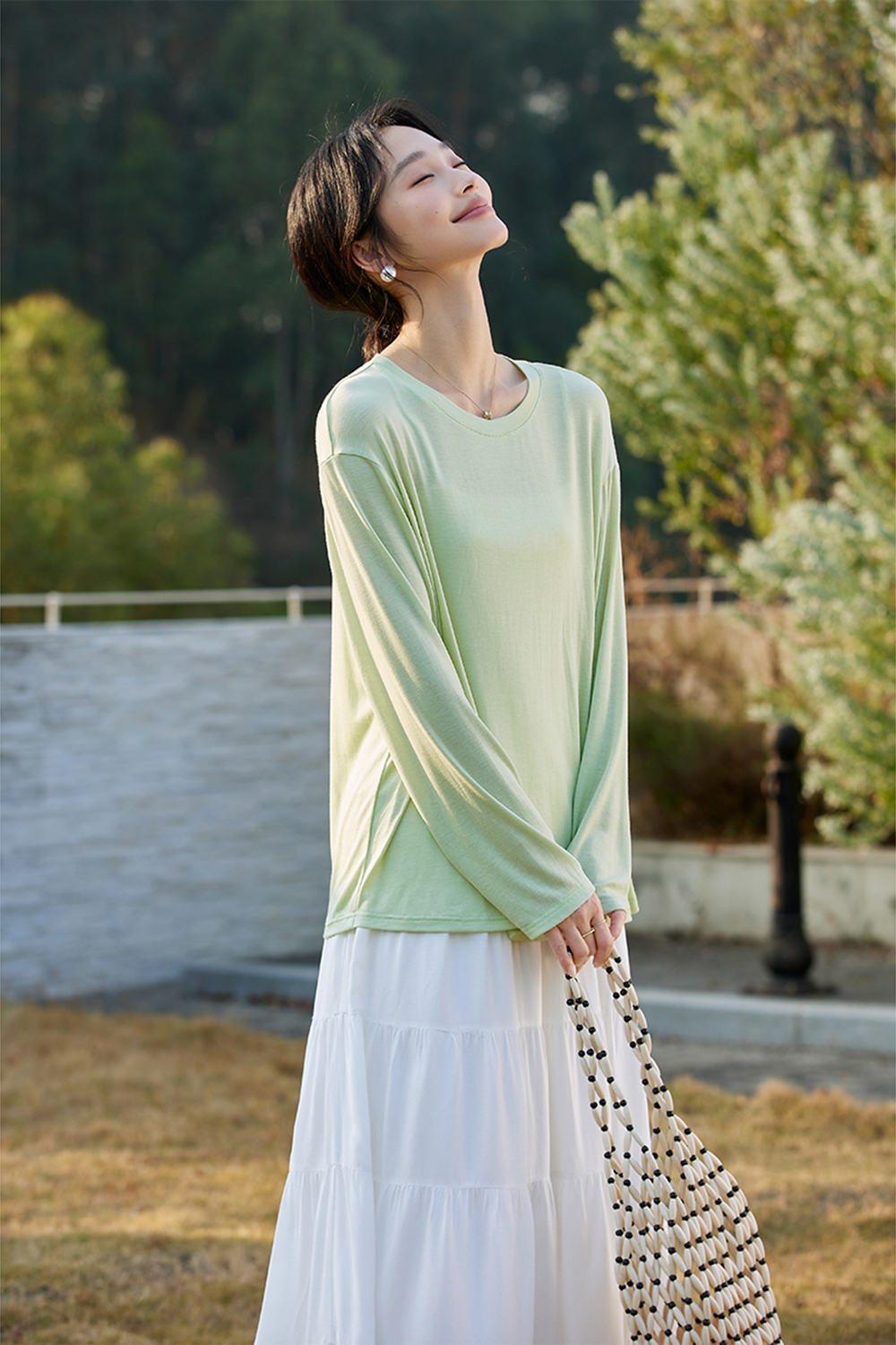 Lyocell Minimalist Casual Loose Sun-protection Top-VIMLYSTORE