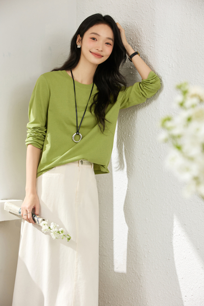 Essential Crewneck Layering Tee-VIMLYSTORE