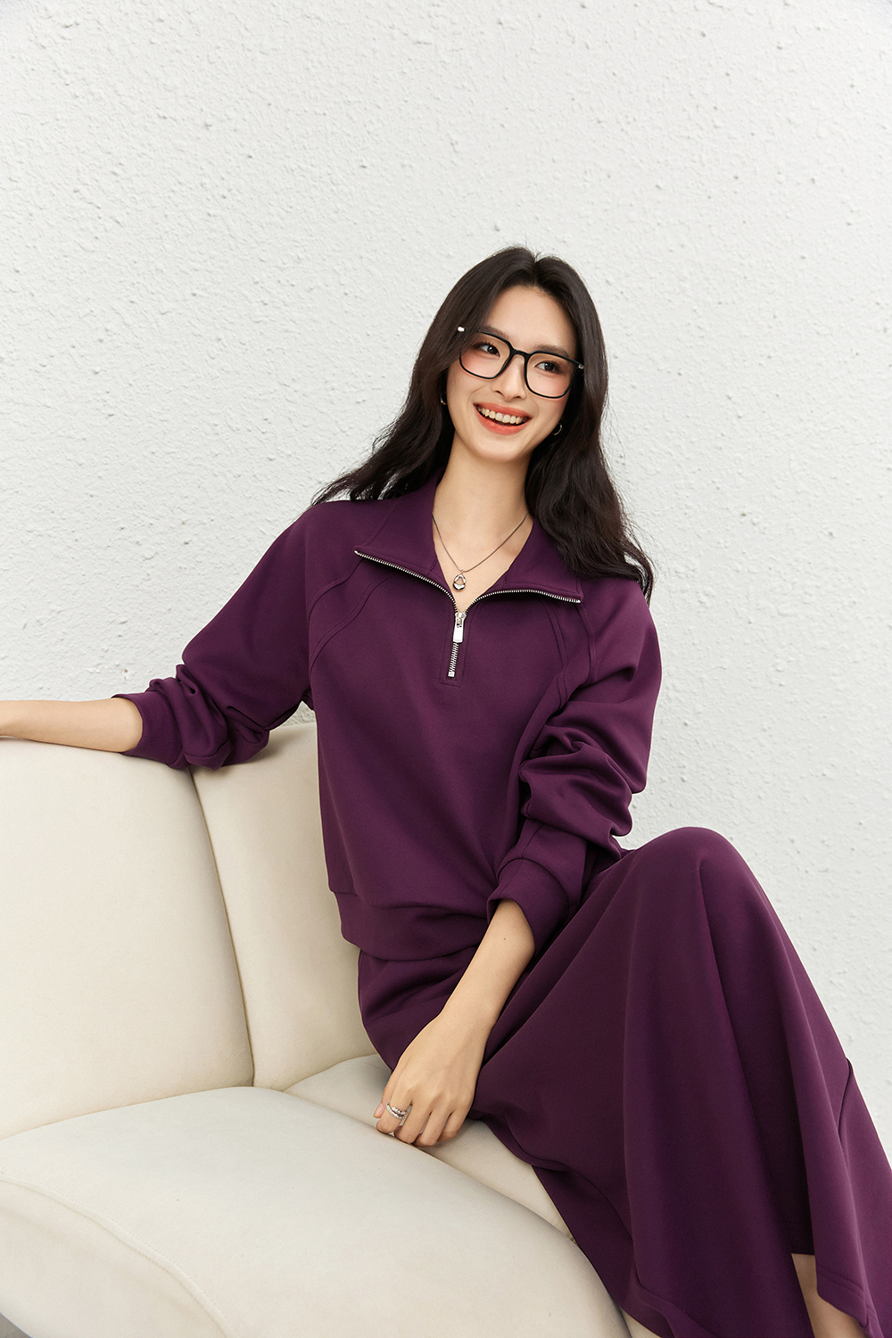 Fashion Casual Notched Top with Skirt Set-VIMLYSTORE