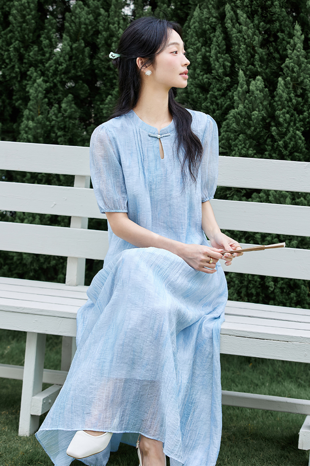 New Chinese Style Feminine Lyocell Suit Set-VIMLYSTORE