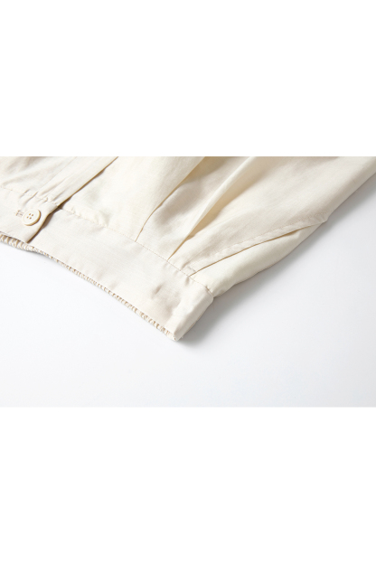 Lyocell Simple Casual Commuter Shirt & Shorts Set-VIMLYSTORE