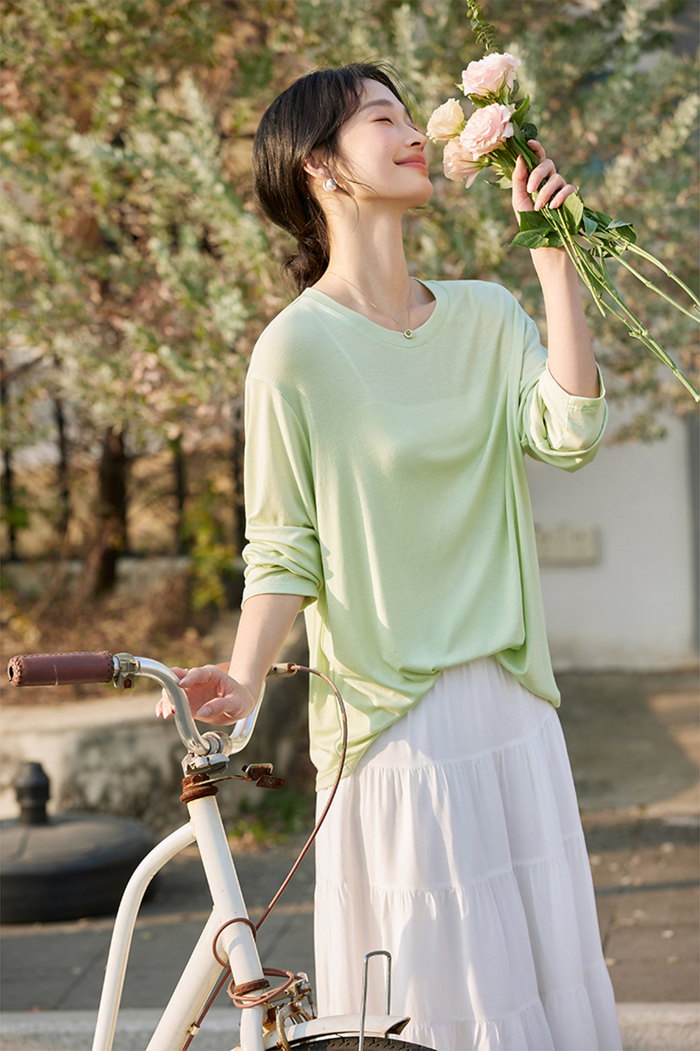 Lyocell Minimalist Casual Loose Sun-protection Top-VIMLYSTORE