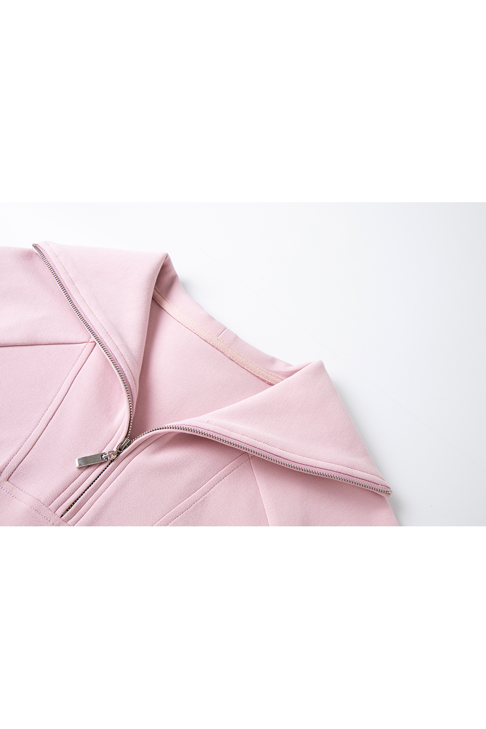 Retro Zip-Collar Pullover Sweatshirt-VIMLYSTORE