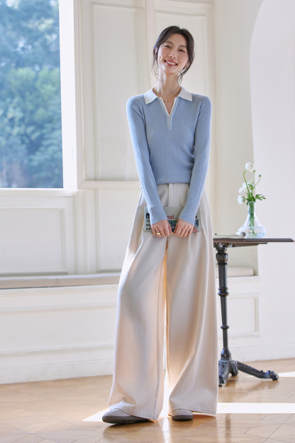 High-Waist Relaxed Wide-Leg Pants – Flattering & Comfortable-VIMLYSTORE