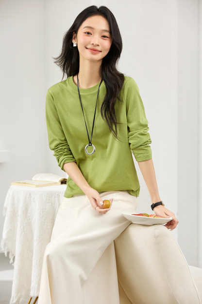 Essential Crewneck Layering Tee-VIMLYSTORE