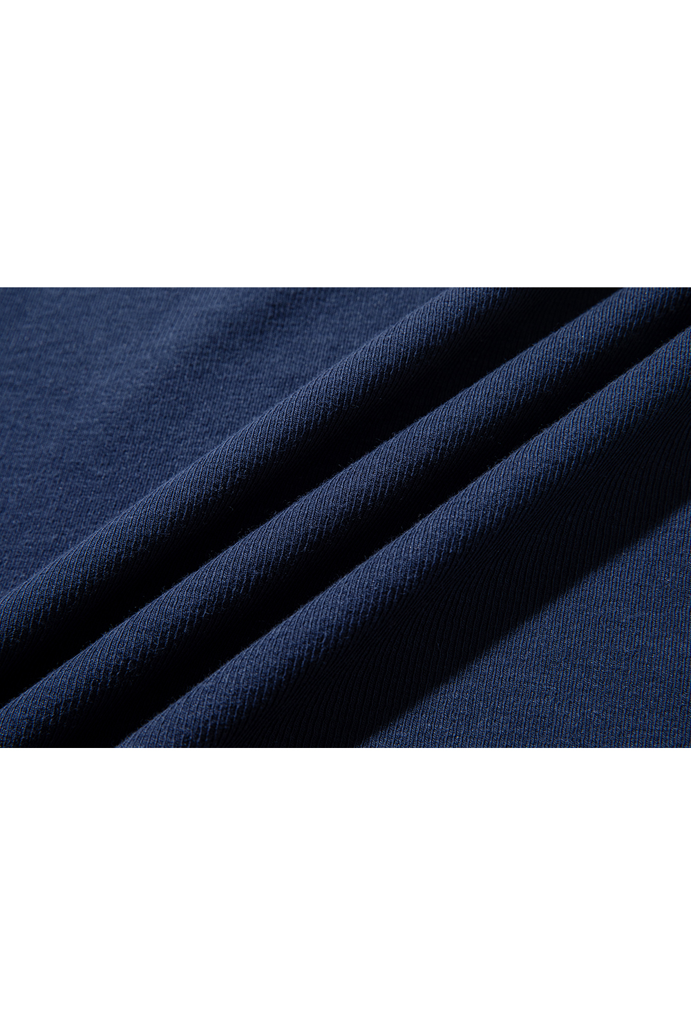 Navy Color-Block Relaxed Fit Long-Sleeve Tee-VIMLYSTORE