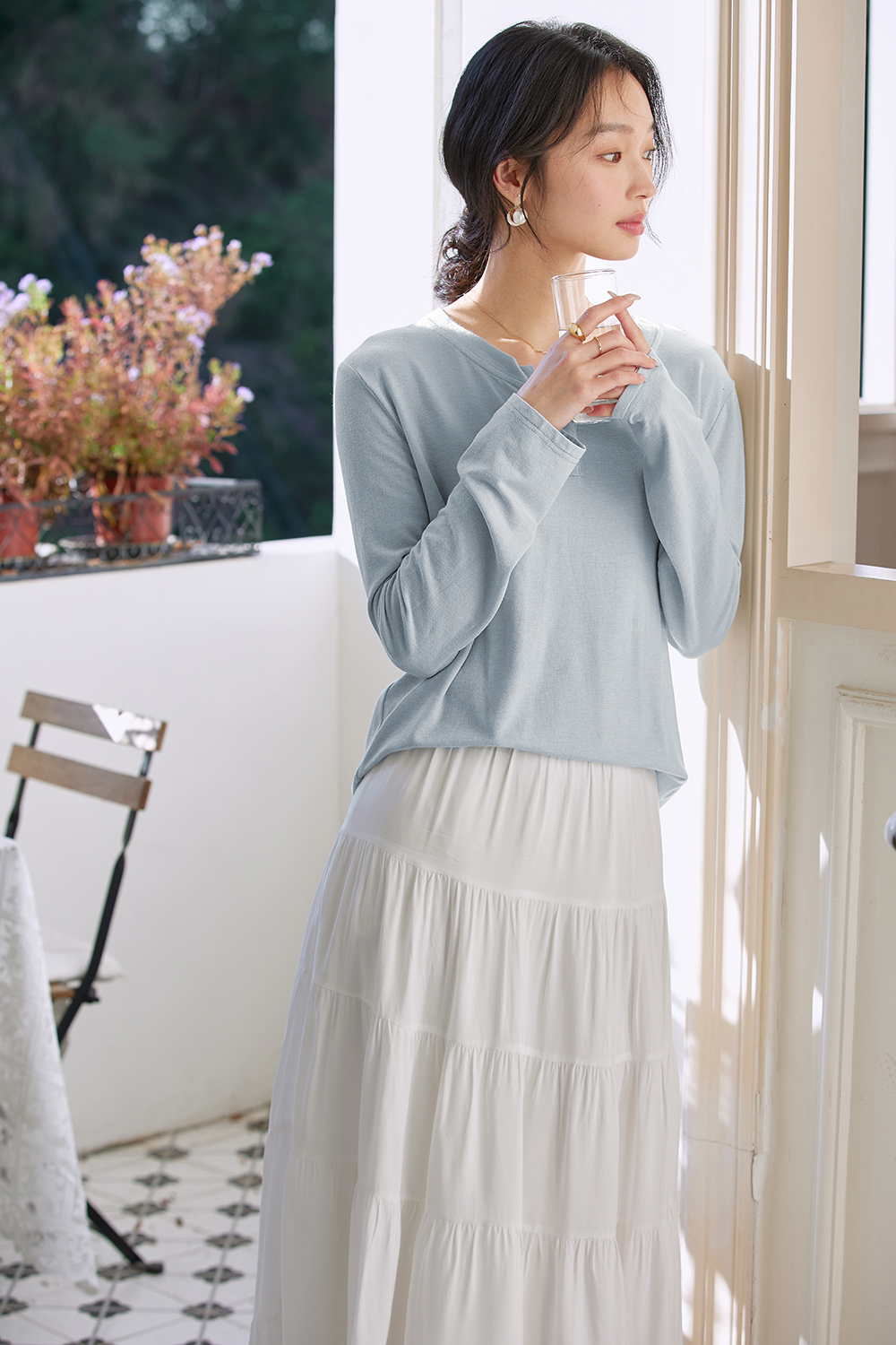 Minimalist Oversized Long-Sleeve Tee – Slimming & Versatile-VIMLYSTORE