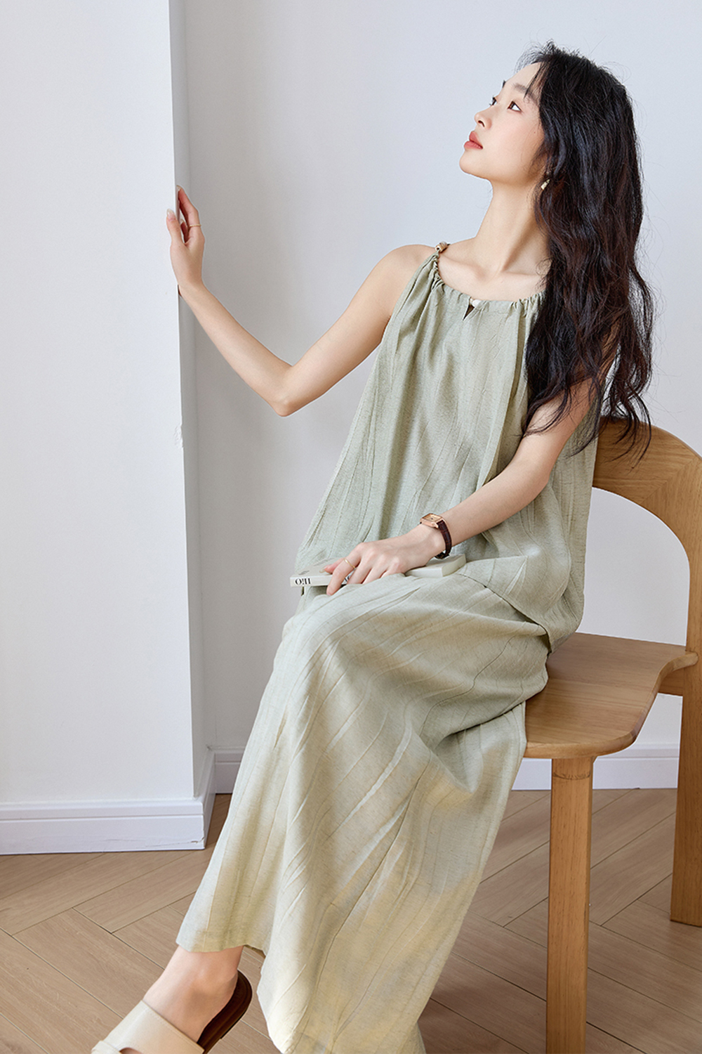 Easy-to-Match Sleeveless Cami Top with Loose Wide-Leg Pants Set-VIMLYSTORE