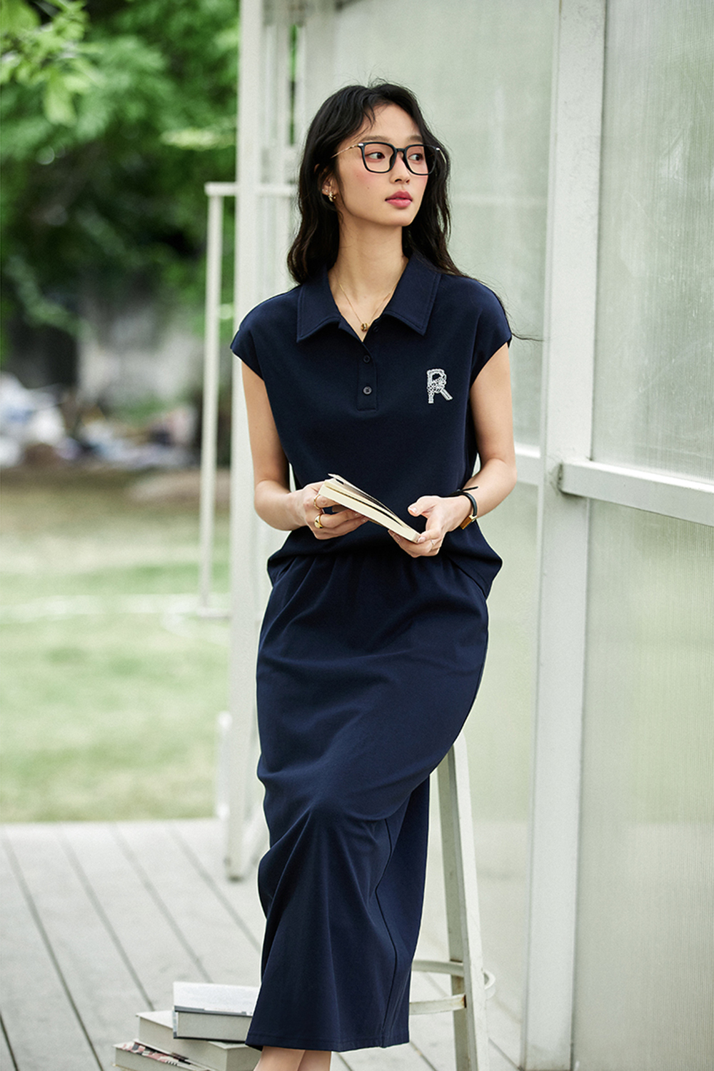 Fashion Casual Polo-collar Set-VIMLYSTORE