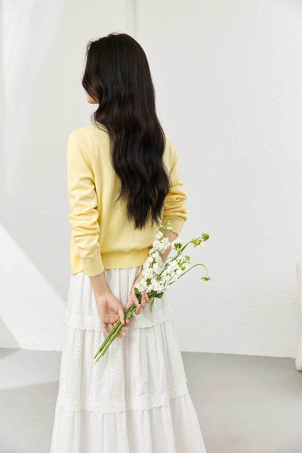 Faux Two-Layer Knit Cardigan Coat-VIMLYSTORE