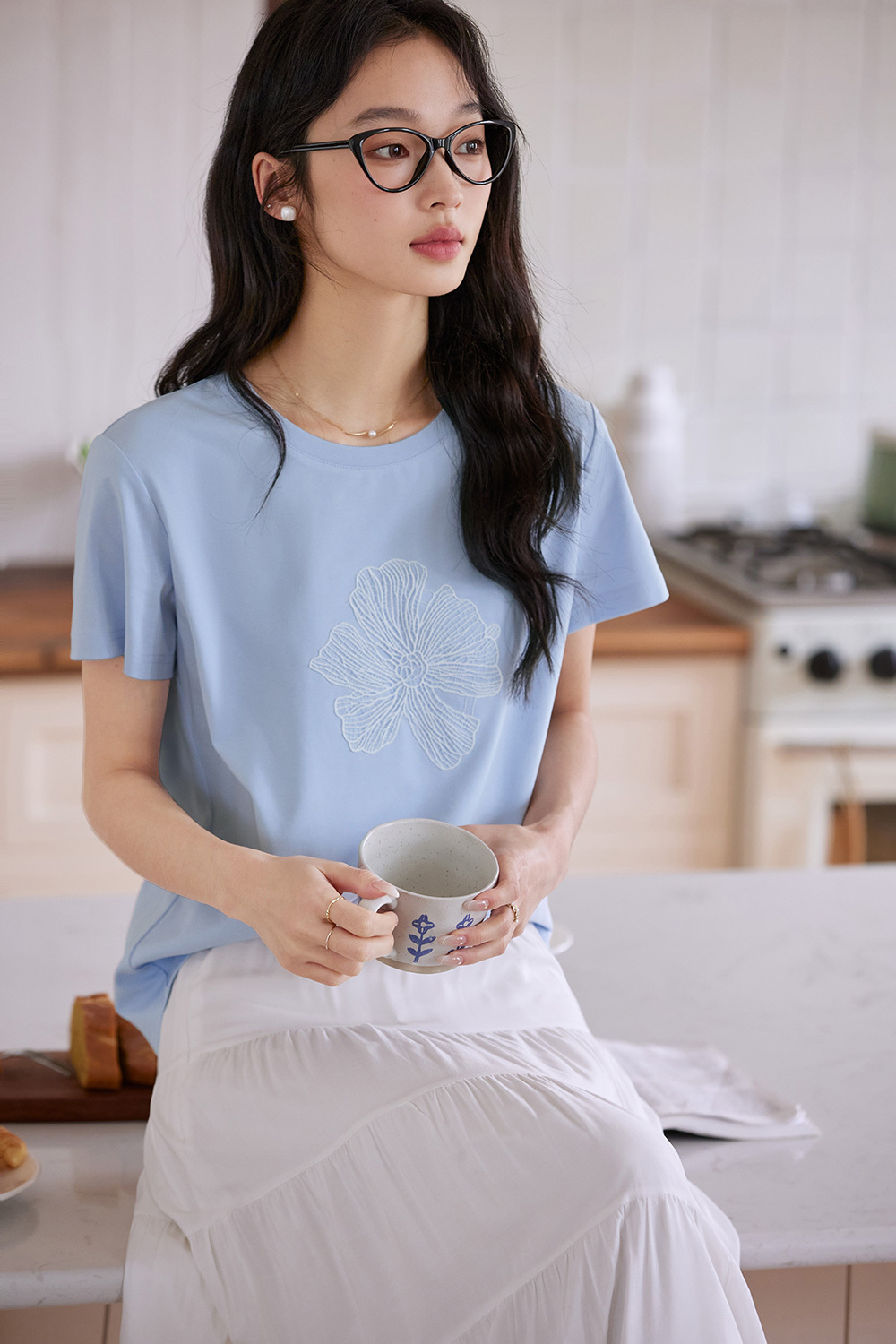 Lace Flower T-Shirt