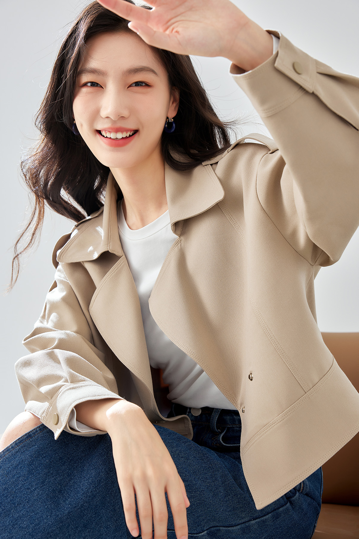 Double-Breasted Trench Coat