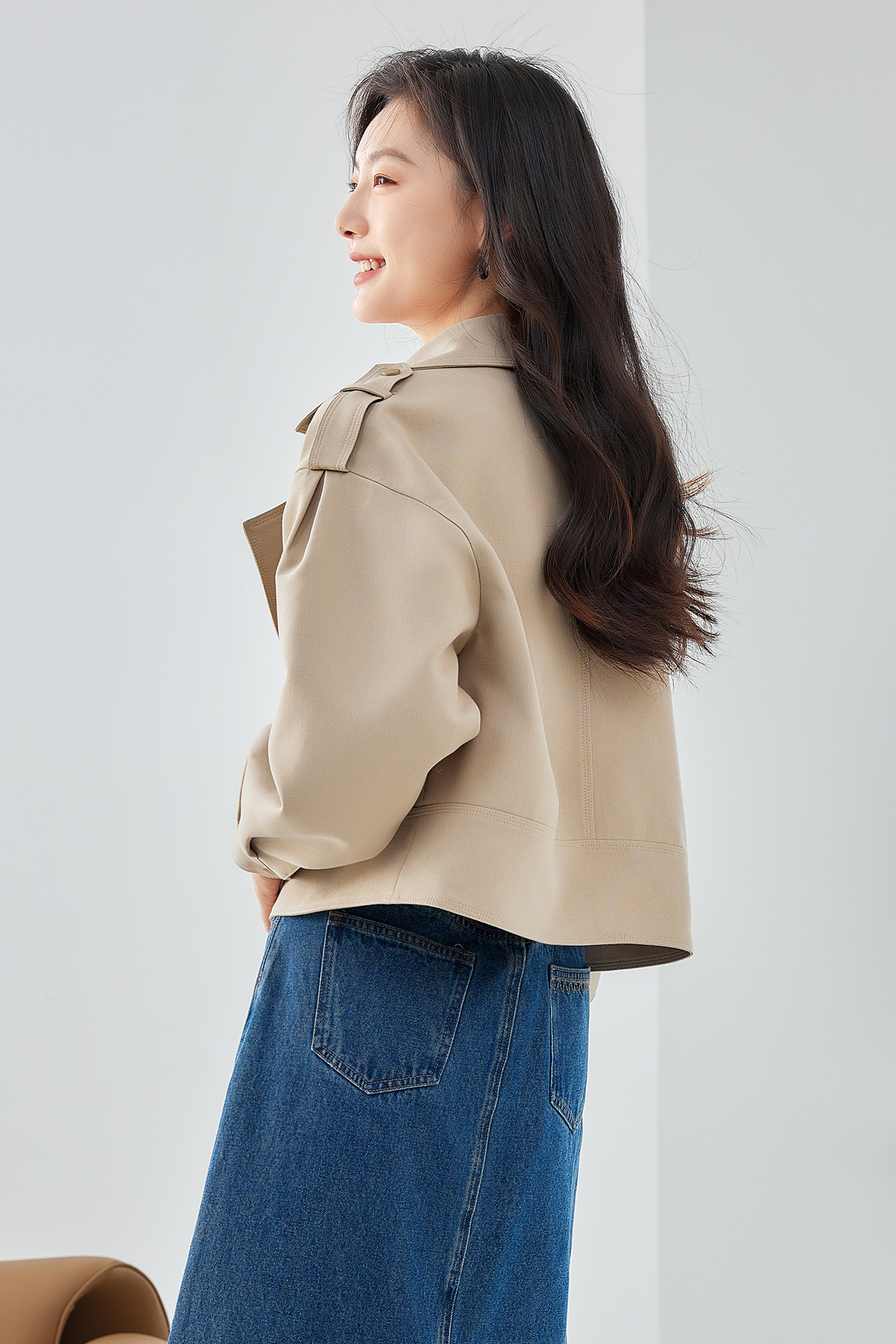 Double-Breasted Trench Coat