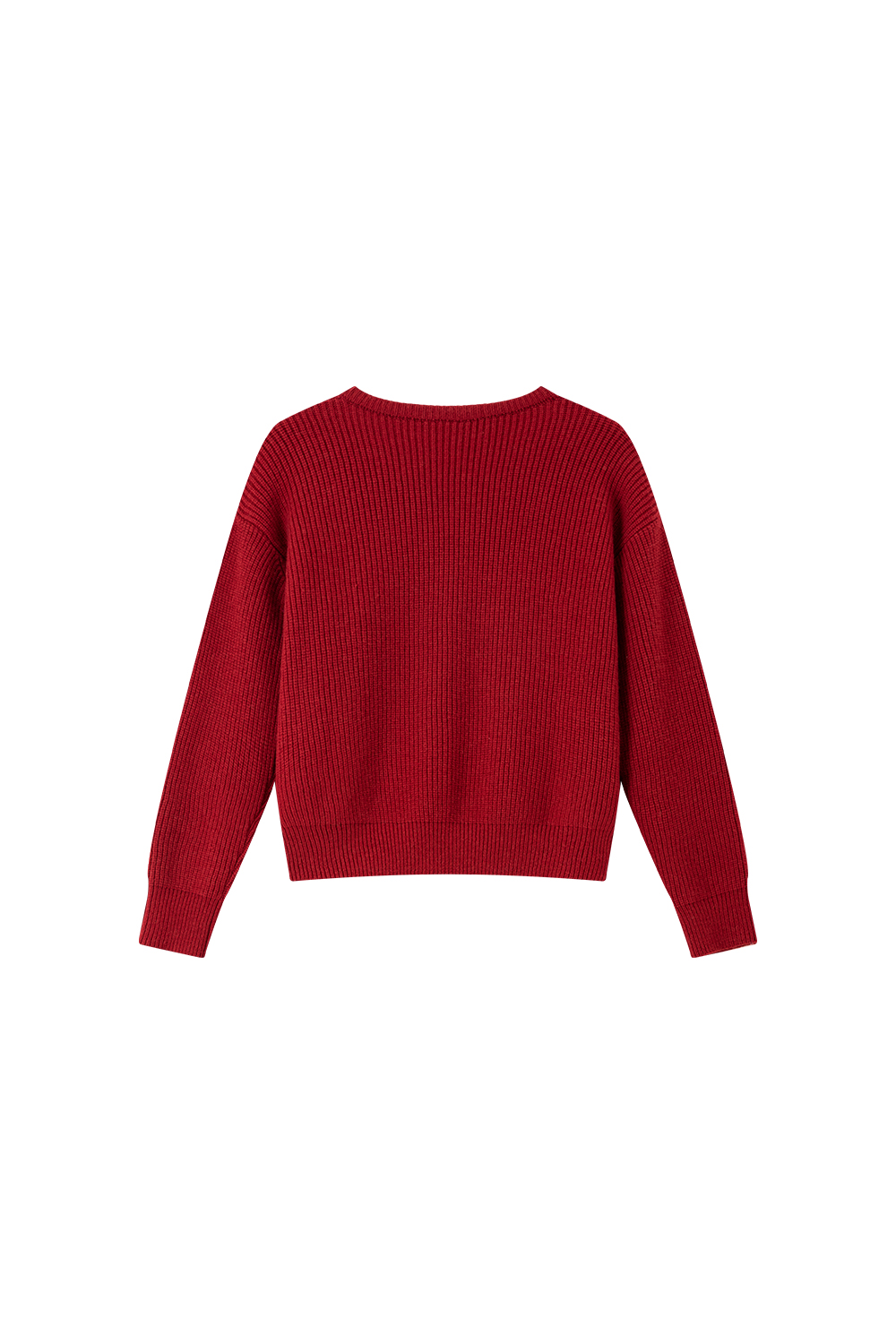 Oversized Wool-Blend Sweater with Animal Motif-VIMLYSTORE