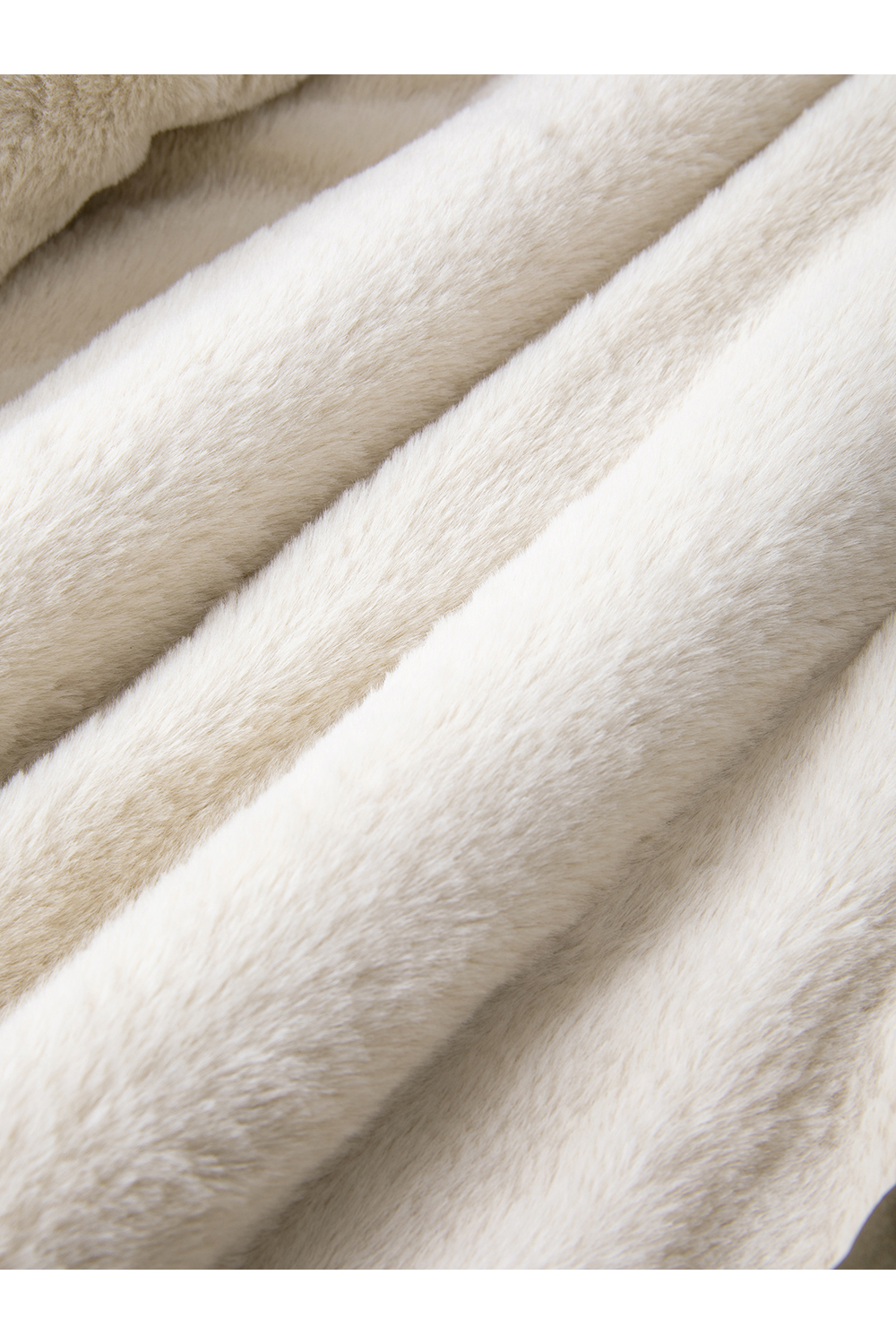 Fleece Lapel Toggle Button Coat